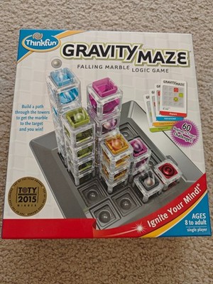 ThinkFun GRAVITY MAZE Falling Marble Logic Game STEM Toy 2015 TOTY Award Winner!