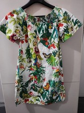 J Crew Dress Womens 2 Ratti Into the Wild Off Shoulder Resort Tropcial Poplin