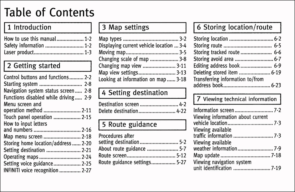 2012 Infiniti Navegación Sistema Owners Manual Usuario Operador Instrucción Guía - Imagen 2 de 3