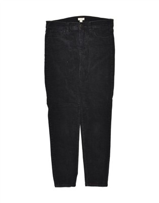 J. CREW Damen Slim Freizeit Hose W27 L26 Schwarz Baumwolle AT18