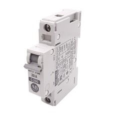 Allen Bradley 1492-CB1G200 Circuit Breaker, 1-Pole, 20A, 277VAC Max, DIN Rail