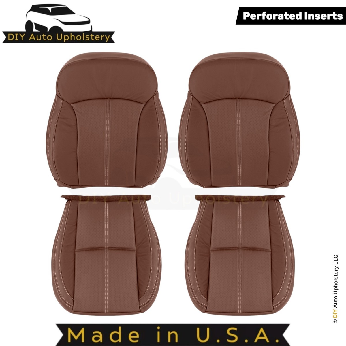 2017-2018 Fits Subaru Forester Touring Leather Front Seat Covers