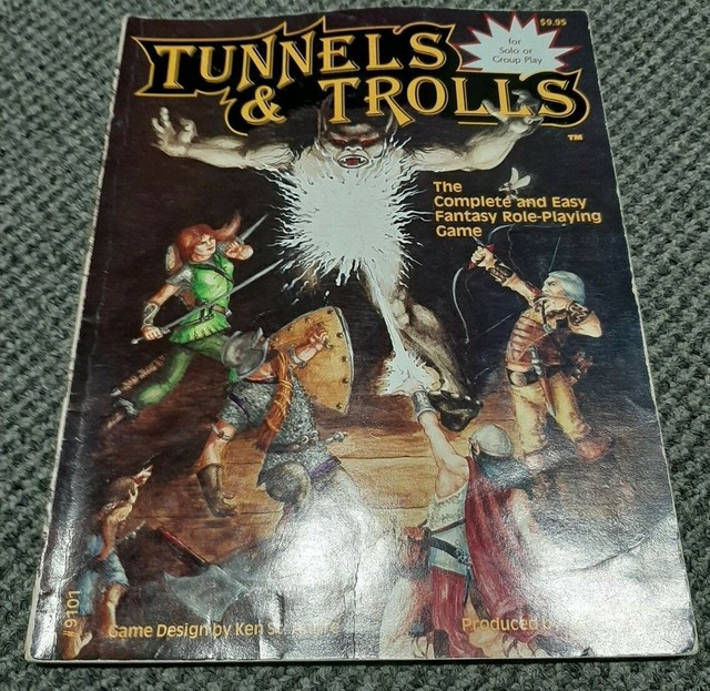 Tunnels & Trolls RPG Rulebook Fifth Edition 1983 Flying Buffalo W