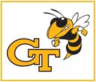 C25 Georgia Tech Yellowjackets Ncaa College Logo 2025 Refrigerator Magnet 4 inch