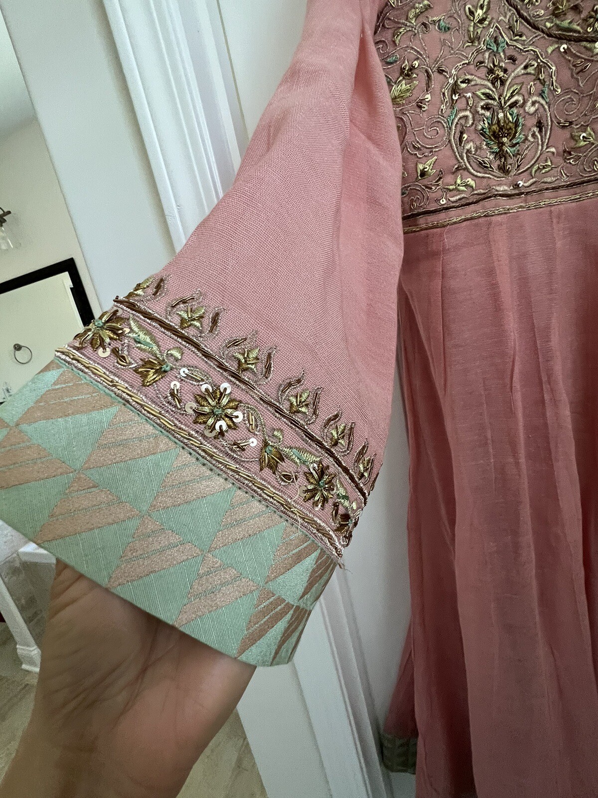 Pakistani Branded Peshwas 3 Piece - image 6