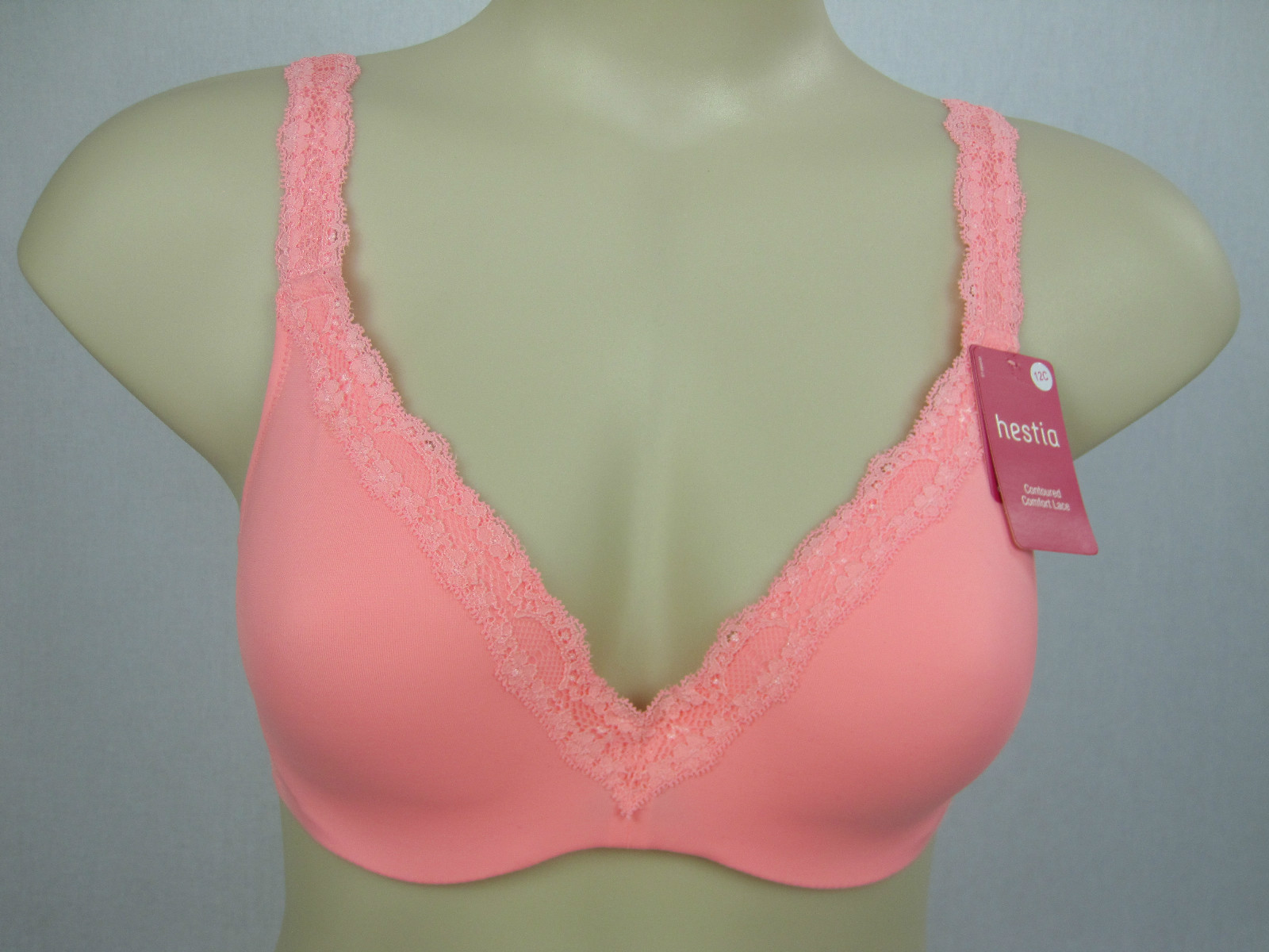 Hestia Ladies Comfort Lace Underwire Bra sizes 12B 12D 12E 14B