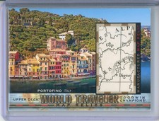 2017 Upper Deck Goodwin Champions Portofino Italy WT33 World Traveler Map Relics