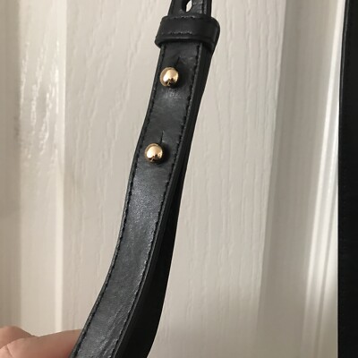 Michael Kors Cary Small Grommeted Suede Bucket Bag Black Gold Studded 9x9x4 Michael Kors Cary Small Grommeted Suede Bucket Bag Black  main image 4