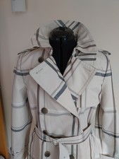 Coach Short Double Breasted Trench Jacket Mac / Mackintosh Bnwt