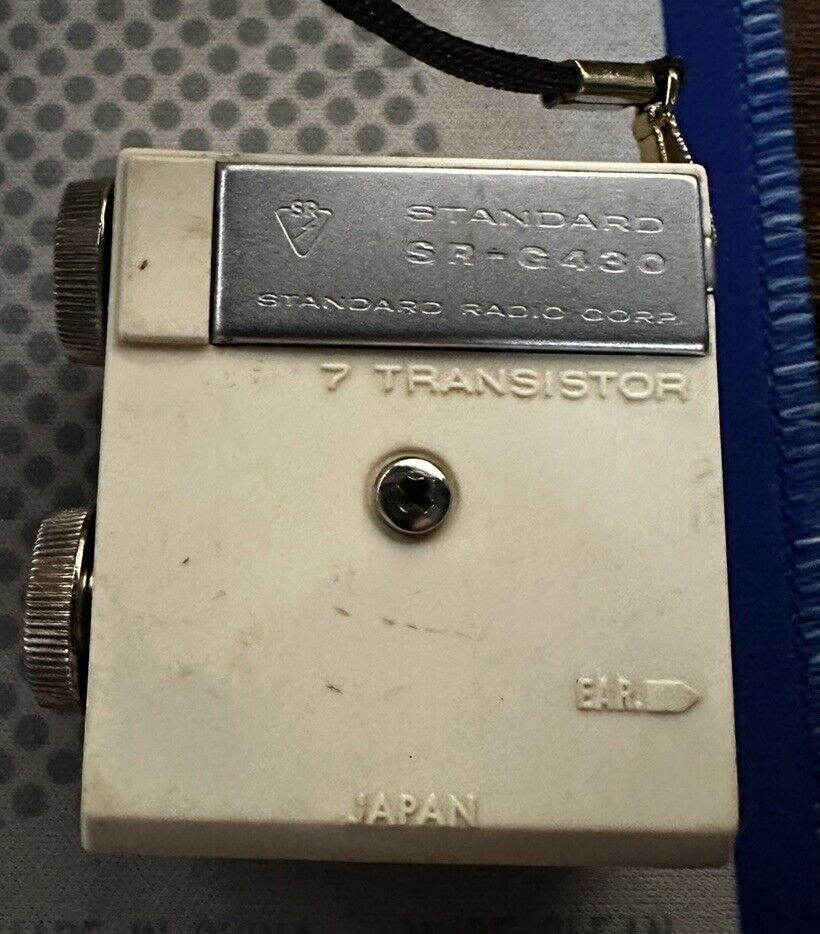 Rare Vtg 1962 Standard Micronic Ruby 7 Miniature Transistor Rare Vtg 1962 Standard Micronic Ruby 7 Miniature Transistor