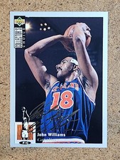 1994-95 UD Collector's Choice Basketball Silver Signature #18 John Williams