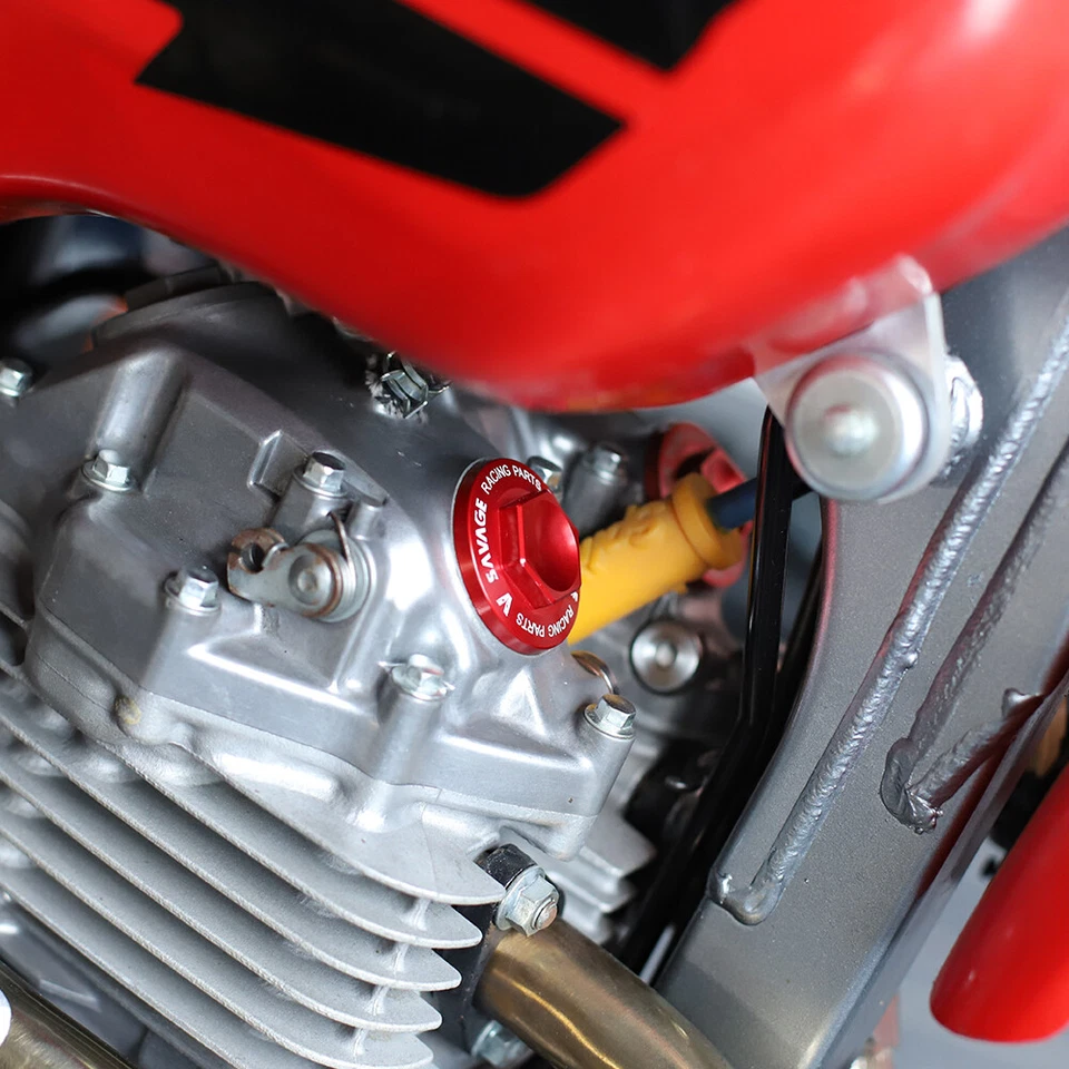 Cubierta de válvula de tapa de ajuste de tapón CNC para Honda Sportrax 400 Foreman 400 500 Foto 3 de 4