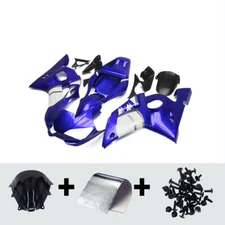 Blue White Bodywork for Yamaha YZF R6 1998-2002 99 Injection Plastic Fairing Kit