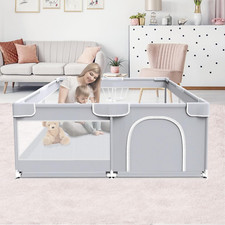 Baby Playpen, Baby Playard for Babies and Toddlers, Baby Fence Play Pens for Ind