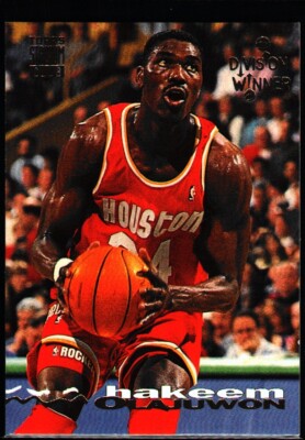 1993-94 Topps Stadium Club Division Winner Hakeem Olajuwon #89 HOF