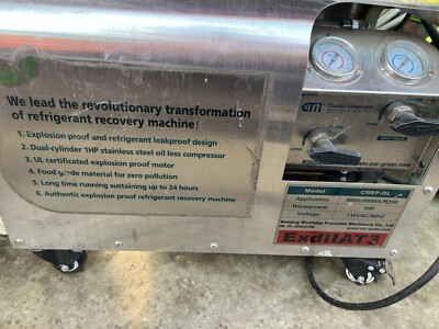 Chunmu Refrigeration R600 R600a R290 Explosion Proof Refrigeration Recovery Sys