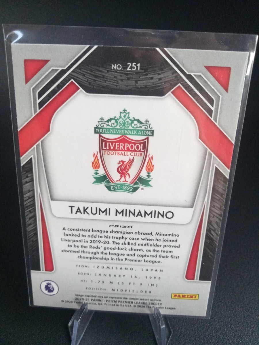 その他 Panini Prizm Minamino Takumi Tiger prizm Takumi Minamino 20-21 PANINI Prizm Silver Liverpool | eBay