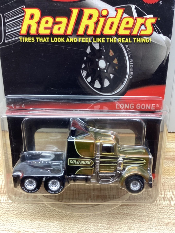 Hot Wheels 2016 RLC Long Gone Real Riders Gold Rush Series 14 #1088/5000 - Image 2 of 4