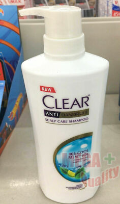 CLEAR Anti Dandruff Scalp Care Shampoo Ice Cool Menthol w Lime and Mint 480ml