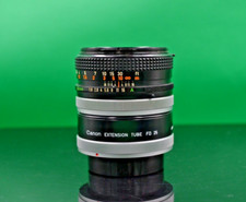 CANON 50mm f/1.8 FD Mount Camera Lens w/. Canon Extension Tube FD 25