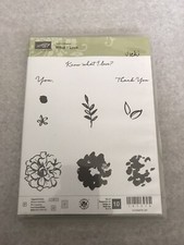 Stampin' Up What I Love Sale-A-Bration Stamp Set of 10 Polymer Stamps