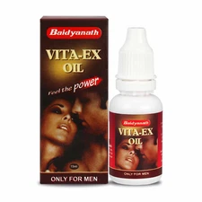 Baidyanath Vita-Ex Oil 15ml | Ayurvedic Herbal Oil for Delay & Stamina Vita EX