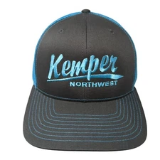 Kemper Northwest Snapback Trucker Hat Multicolor One Size Mesh Back