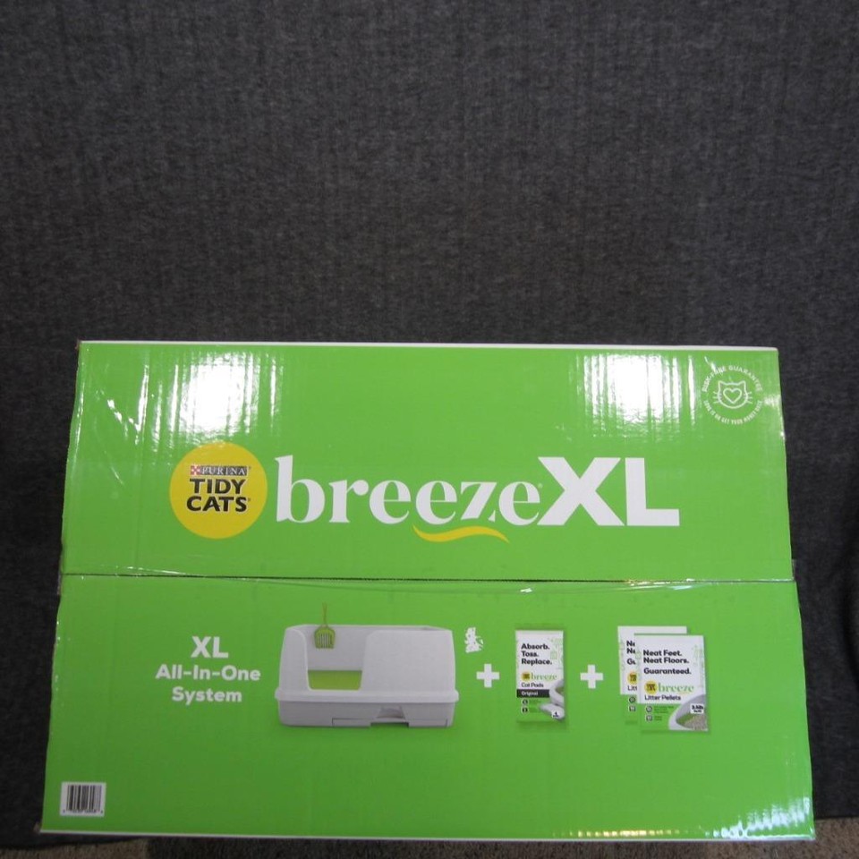 Tidy Cats Breeze XL Cat Litter System with Litter Box Pads and Pellets
