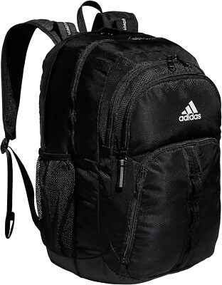 adidas Unisex Prime Backpack, Black, One Size Size, Black/White