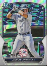 2023 Bowman Baseball - Jasson Dominguez - Base Refractor - #BCP-18 - 246/499