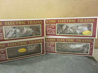 K-line SET LOT 4 Santa Fe Classic boxcar map billboards #64321/22/23/24