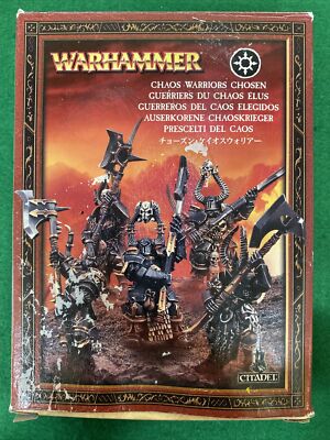 Warhammer Fantasy Chaos Warriors Chosen Metal Games Workshop Boxed