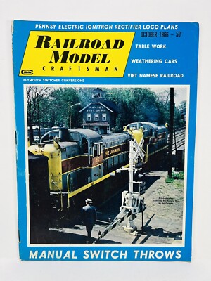 RAILROAD MODEL CRAFTSMAN OCTOBER 1966 #41 Magazine