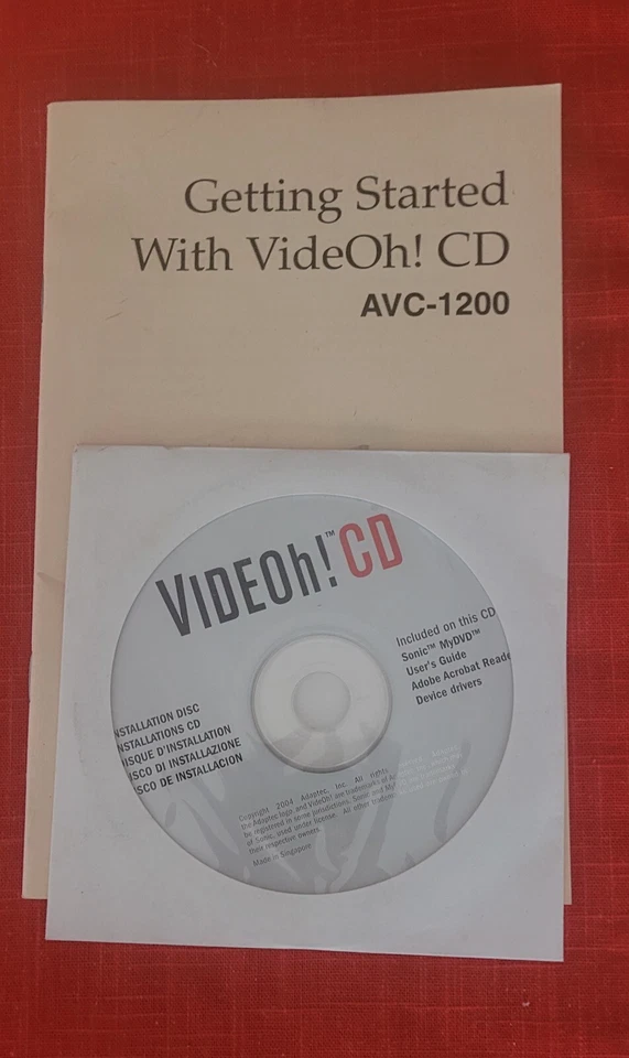 VINTAGE ADAPTEC VideOh! AVC-1200 VIDEO CAPTURE DEVICE - Image 2 of 3