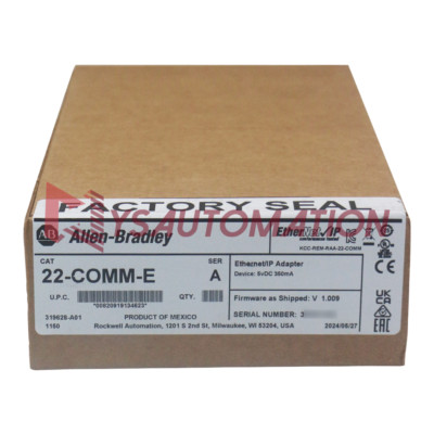 NEW IN BOX 22-COMM-E SER A PowerFlex Ethernet/IP Comm Adapter AB Allen-Bradley
