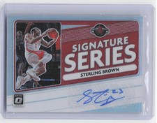 2020-21 Donruss Optic #SS-STB Sterling Brown Signature Series