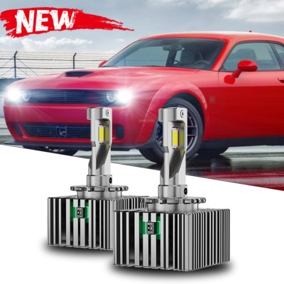 For Dodge Challenger 2015-2020 LED Headlight Bulb High/Low Beam Reaplacement HID