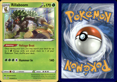 Rillaboom 013/072 - Shining Fates - Holo Rare - Pokemon Card TCG | eBay
