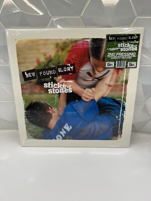 New Found Glory Sticks and Stones 20th Clear Red Blue Splatter Vinyl Record LP