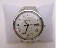 Versace VQS Business Medusa face stainless steel watch men automatic used