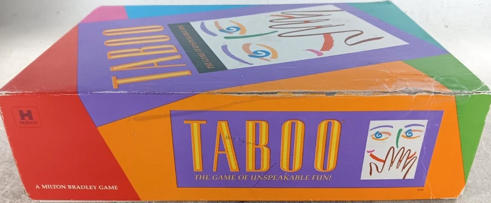 Juego Tabú 1989 De Colección Indescriptible Divertido Hasbro Juego Familiar Foto 2 de 4