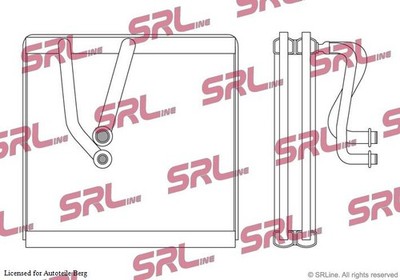 SRLine Evaporator Air Conditioning for Opel Astra J Cascada Zafira Tourer Chevrolet