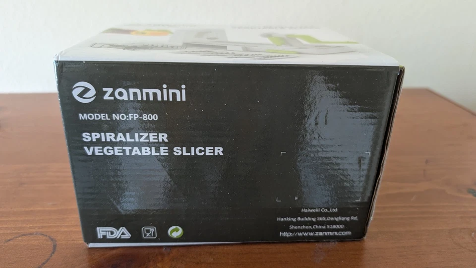 Cortadora de verduras espiralizadora de 5 hojas - Cortadora espiral plegable Zanmini USADA Foto 3 de 4