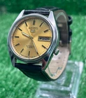 Vintage Seiko 5 Automatic || Gold Dial || Men's Vintage Watch || 21 Jewels