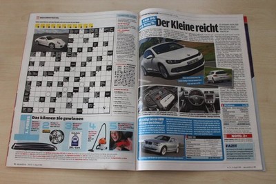 Auto Bild 33/2008 VW Scirocco 1.4 TSI mit 160PS im Fahrbericht auf einer Seite