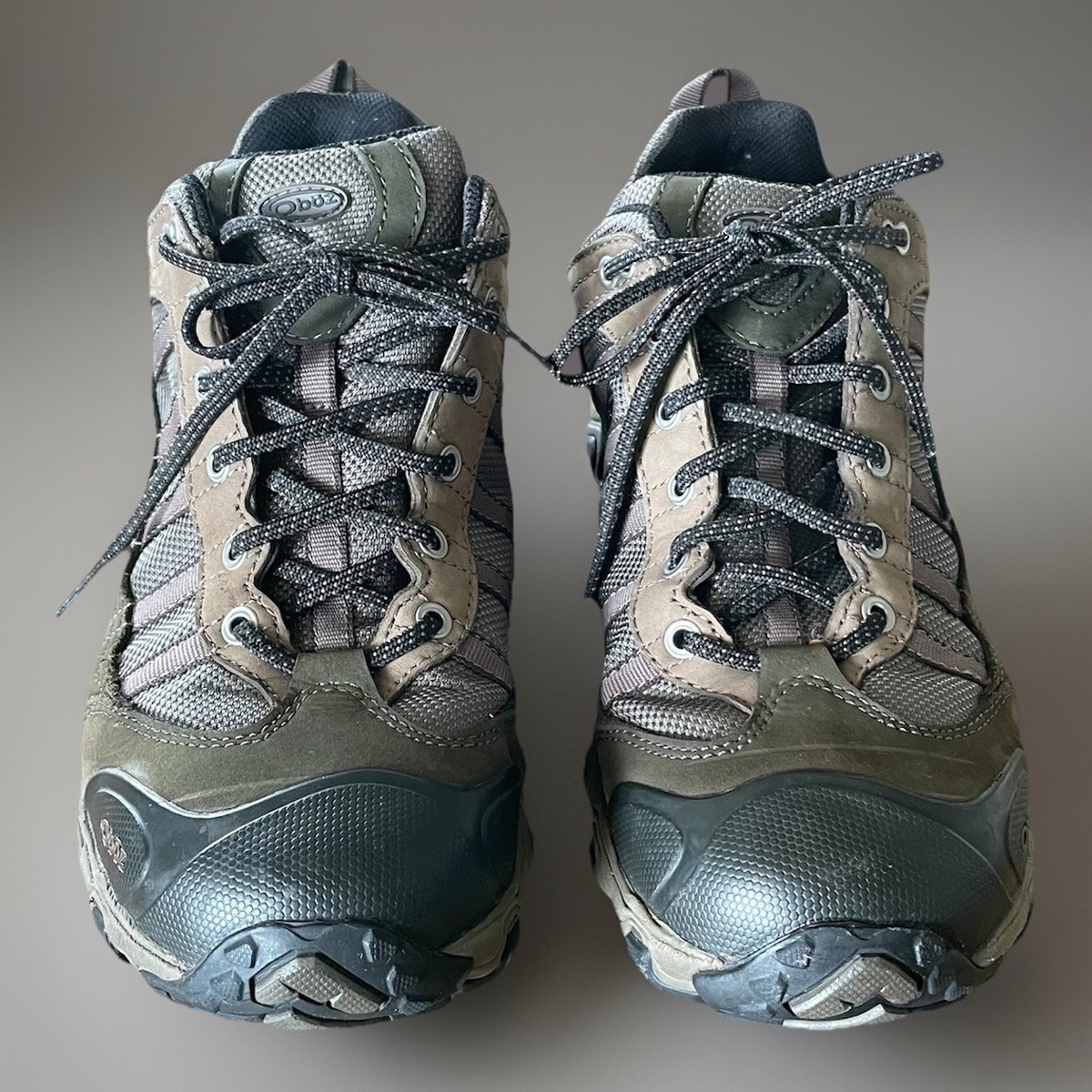 Oboz Tamarack Hiking Shoes Boots Lace Up Green Brown  display picture 2