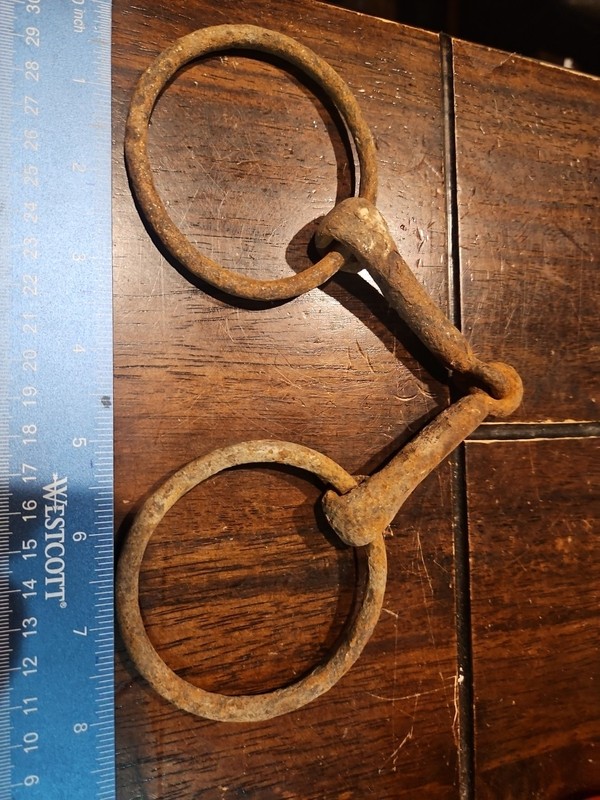 Vintage Old Rare Iron Hand Forged  Horse Bridle Bit