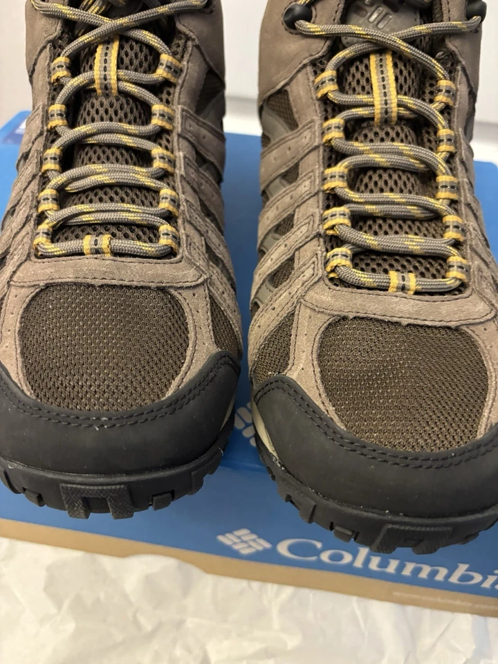 Columbia Men's REDMOND II MID WATERPROOF Shoe, Brown, 12 Wide US - Image 2 of 4