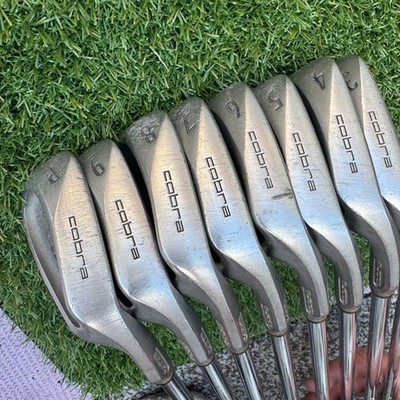 Cobra King Cobra II Oversize 3-PW Irons Stiff Flex Steel Shaft