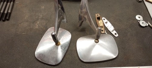 Muscle Car Chrome Mirrors,Chevelle, Impala,Cutlass,442,Camaro,455,454,SS, 